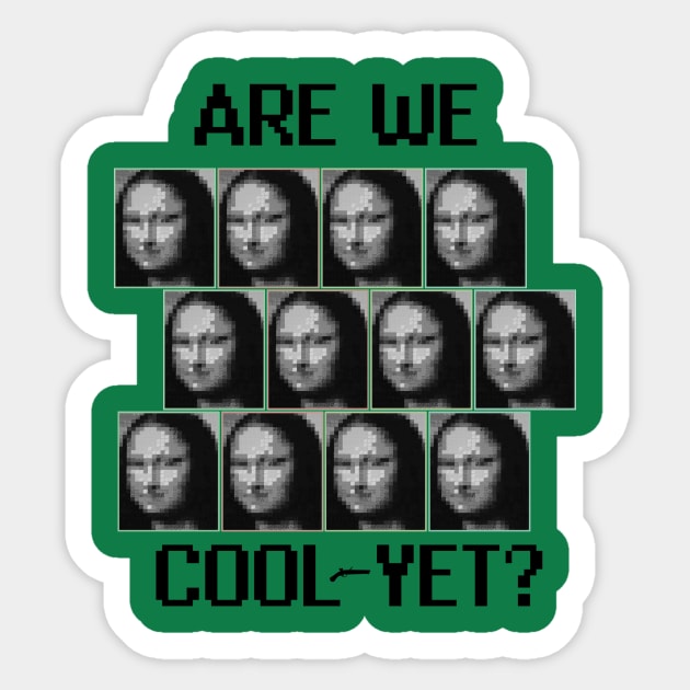 Are We Cool Yet SCP Avant Garde Sticker by Mellowdellow